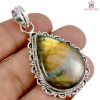 Labradorite Gemstone Silver Pendant