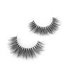 Mega Volume Double Layered Effect Lashes Minks 3d Vegan Synthetic Custom Logo Fluffy Faux Mink Lashes