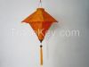 Bamboo silk lantern, silk lantern/ lamp, hanging silk lantern, wedding lantern, holiday lantern