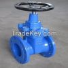 Resilient gate valve brass nut type