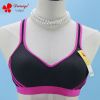 2016 New Arrivals cotton beautiful back design plain color sports bra