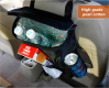 Multi-use car back seat organizer