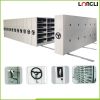 Steel manual high density file storage mobile shelving