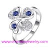Sell Silver Plated Zircon Costume Fashion Jewelry Ladies Rings