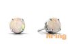 Solid 18k 9k 14k Gold Opal Stud Earrings Wholesale Jewelry