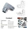 90 elbow JIC male 74 cone high pressure hydraulic adapters 1J9