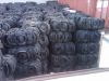 baled tire scraps