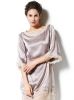 SHORT SLEEVES LACE - SILK NIGHTDRESS