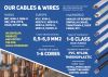 Power cables and lines directly frow a worldwide producer