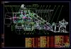 Soybean Combine Harvester Blueprint drawing