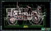 Horsepower Tractor Blueprint  drawing