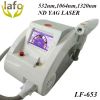 LF-653 portable q-switch nd yag laser tattoo removal machine