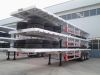 high quality Truck trailer 3 axle 60 Ton flatbed container semi trailer low price