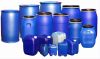 Blue Plastic Barrels Drums