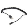 Flexible Elastic Stretch 8pin USB 2.0 Cable Data Sync Charging Spring Cord For iPhone