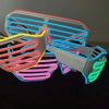 Custom Party Flashing Led EL Glasses, Glow In The Dark Light Up Glasses