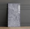 Interior Decoration Wall Panels Peel and Stick 4ftX8ft Backsplash Marble Sheet PVC Panel Stone Look Tile, Ideal for: Kitchen Bathrooms Living Rooms Bedrooms