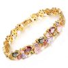 Gorgeous Cubic Zirconia Bracelet for Women Gold Plated Tennis Bracelet (JKS950GOLD)