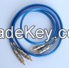 2 RCA Male to 2RCA Male Cable with Metal Spring