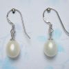 925 Silver Drop Freshwater Cultured Pearl Earrings (ER1440)