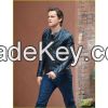 MATT BOMER FITTED BLACK LEATHER JACKET FOR WHITE COLLAR TV SHOW