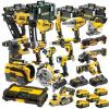 Original DeWalts 20V Max Lithium Ion Cordless Combo Kits 15 Piece