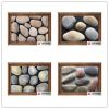 Pebble culture stone wall brick retaining wall archaize brick villa