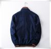 men's fashion jacket dark blue muscle