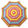 200cm Beach Shade Umbrella Tilt 98 UV UPF50+ RED / YELLOW