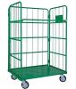 Foldable Collapsible Assembly Roll Container Cart Trolley Rolling Cage Storage Logistic Transportation