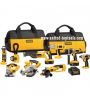 Cordless Combo Kit DEWALT 18V - 9-Tool Set With 2 Batteries