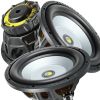 Pair of Gravity 12 Inch 2400 Watt Car Audio Subwoofer w/ 4 Ohm Power (2 Woofers)