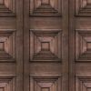 Dark Oak Victorian Panelling Wallpaper