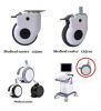 Medical caster furniture caster silent caster