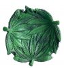 Dark Green Leaves Shape Creative Resin Ashtray Smoke Accessories