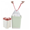 Wholesale Custom Printed Clear Drawstring garbage bag for home biodegradable trash bags Kitchen Drawstring Trash Bags