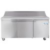 AVANTCO SS-PT-71-HC 70" 3 DOOR STAINLESS STEEL REFRIGERATED SANDWICH PREP TABLE