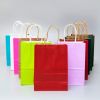 Big Stock Brown Waterproof Shopping Kraft Paper Packaging Gift Bag