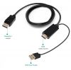 HDMI to DisplayPort Adapters 4K 2M USB Power