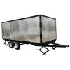 High Quality Kitchen Food BBQ Enclosed Aluminum Cargo Trailer for Sale
