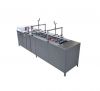 Book block gumming and drying machine