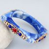 Fashion Resin Beaded Bangle Bracelet