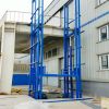 warehouse 2000kg hydraulic cargo lift elevator