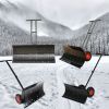 Wheels snow shovel