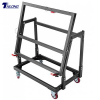 Steel foldable panel cart
