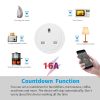 10A 16A uk us tuya zigbee smart socket mini smart plug wifi uk smart o