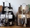 Cowhide Hair On Backpacks Diaper Bags Mummy Bags