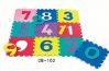 number puzzle foam mat