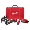 Brand New Milwaukee 1/2" to 1" M12 Force Logic Copper Press Tool Kit With Complete Accessories And Parts