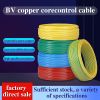 sell Flame retardant ZR-BV flat red single core single strand wire